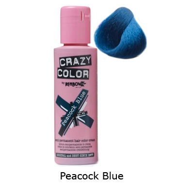Crazy Color - Peacock Blue Coloration semi permanente - Bleu
